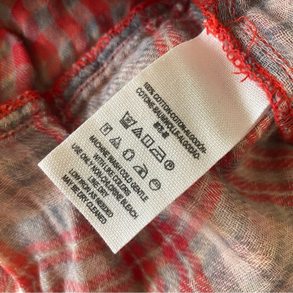 Free People lightweight plaid shirt, XS - Picture 3 of 4